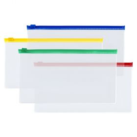 Mapa plastic DL cu fermoar ziplock, CENTRUM